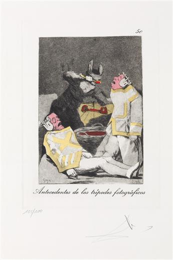 SALVADOR DALÍ Les Caprices de Goya.
